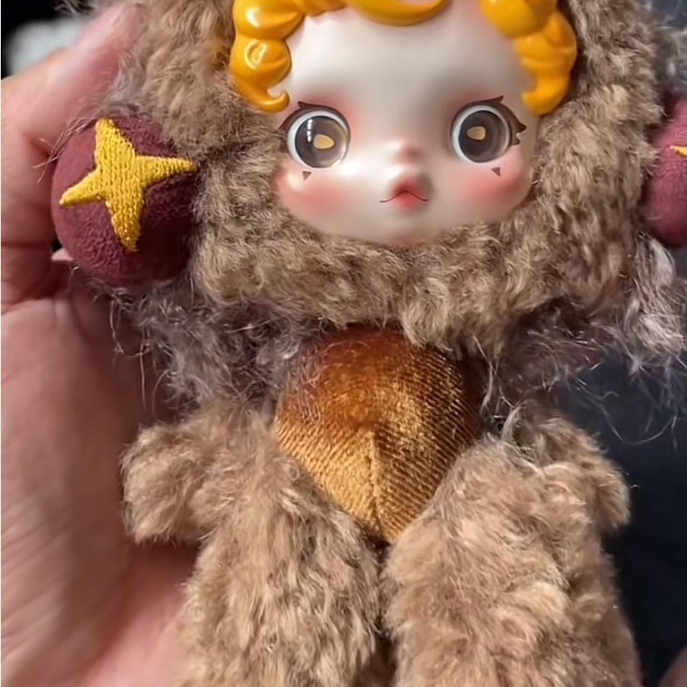 Pop Mart SKULLPANDA “You Found Me!” Plush - Sneaky Chestnut